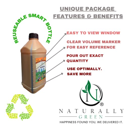 Naturally Green Jeewamrutham Organic Plant Growth and Immunity Booster Natural Plant Nutrients for Gardens 2 LTR
