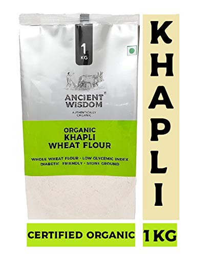 Ancient Wisdom Organic Khapli Wheat Flour - 1 KG (Emmer Wheat)