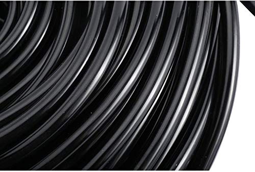 Pinolex® Drip Irrigation 16 mm Diameter Main Supply Line Pipe Roll Black Watering Hose Blank Distribution Gardening Purpose Plants Tree Tube Home Farming Accessories Pipes (100 Meters) approx 328 feet