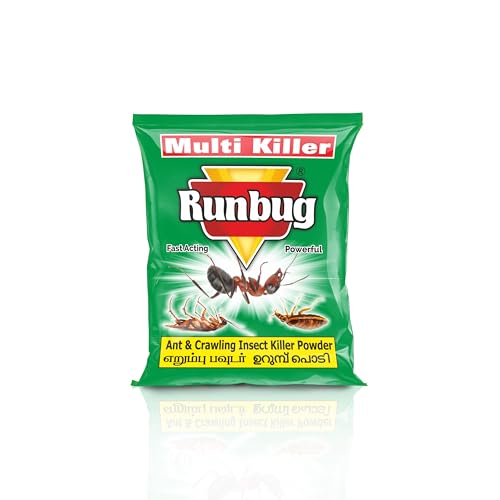 Runbug Multikiller Ant Killer Powder,Cockroach,Insect Killer Powder-25 gram(Pack of 20)
