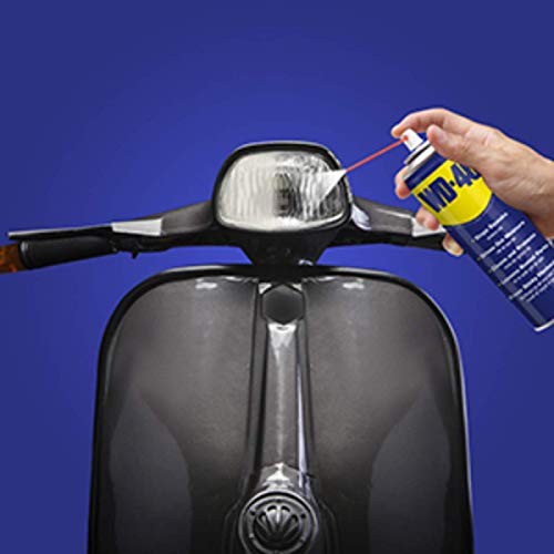 पिडिलाइट WD 40, 170 G मल्टीपर्पस स्प्रे ऑटो मेंटेनेंस, जंग रिमूवर, लुब्रिकेंट, फंसे हुए और जंग वाले हिस्सों को ढीला करता है, दाग और चिपचिपे अवशेषों को हटाता है, डीस्केलिंग, सभी उद्देश्य के लिए सुरक्षात्मक और सफाई एजेंट