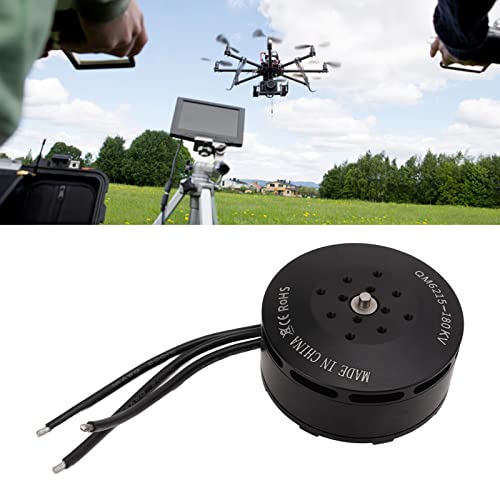 Drone Brushless Motor, Outrunner Brushless Motor Low Vibration 180KV 52H Magnet Efficient High Speed Bearing with Screw for Agriculture