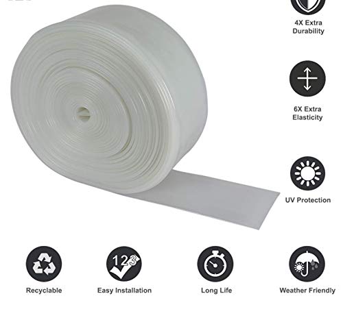 SVE Lapeta Pipe 3 inch 400 Feet Plastic 100% Vergin Krishi pasara Pipe/Agriculture Pipe Length- 400 Feet Color- Transparent