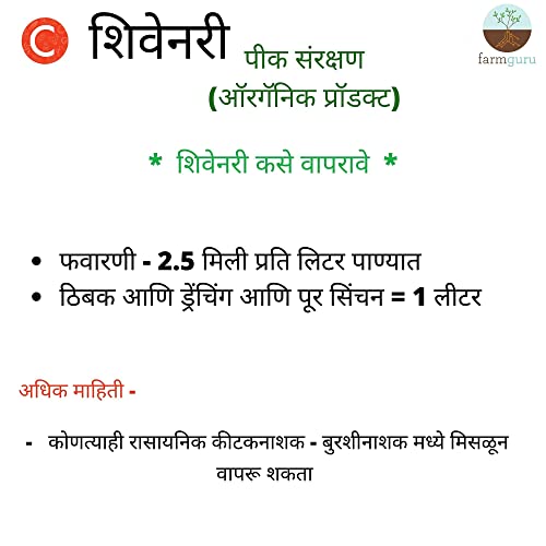 फार्मगुरू | C शिवनेरी PSM - मिल्ड्यू स्ट्राइक 500 मिली | वनस्पती प्रणाली मजबूत करते | बुरशीजन्य रोग प्रतिबंधक | मजबूत पिके | उच्च पीक उत्पन्न | डाऊनी आणि पावडर बुरशीशी लढा | जैव-उत्तेजक | प्रीमियम पीजीआर | 100% मूळ नैसर्गिक