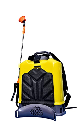 Pad Corp Li-Ion Lithium Battery Sprayer 12 Volt x 12 Amp 2 Year Battery Warranty, Very Light Weight, Smooth Motor 4 LPM, 16 Litre Tank