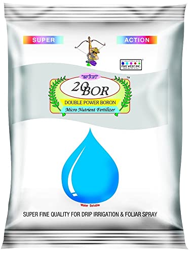 एग्रीकेयर अर्जुन 20 बोर कृषि ग्रेड उच्च बोरान (20% बी) डब्ल्यूएसपी, 250 ग्राम