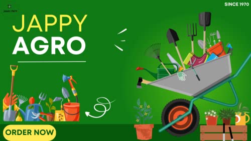 Jappy Agro Post Hole Digger - Earth Garden Auger Drill Non-Slip Handle, Spiral Drill Planter Bit for Planting Trees, Seedlings, Bedding Plants, Deep Cultivating, Digging Weeds Roots(Wooden Handle