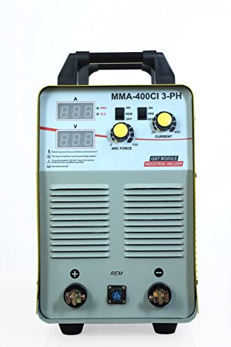 शक्ती तंत्रज्ञान MMA-400CI 3-फेज MMA वेल्डिंग मशीन IGBT इंडस्ट्रियल इन्व्हर्टर वेल्डिंग मशीन 400A - 1 वर्षाची वॉरंटी