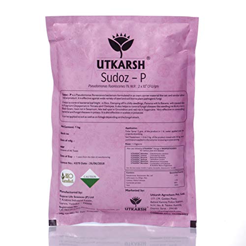 उत्कर्ष सूडोज-पी (स्यूडोमोनास फ्लोरेसेंस 1.0% WP) (900 GM)