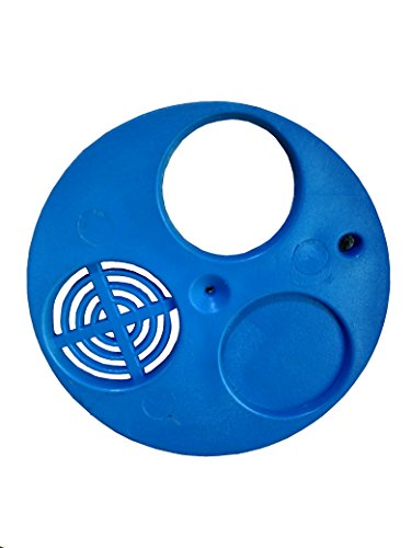 Hi-tech Natural Products (India) Equipment Brush, Plastic Ventilator, Bee Veil Army, Hive Tool Iron J Type, Queen Gate -Combo of 5