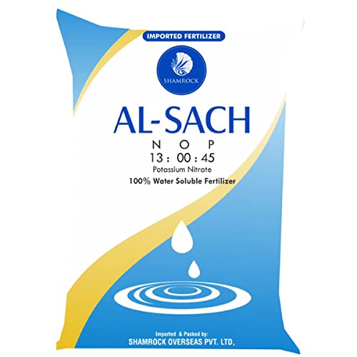 SHAMROCK AL-SACH Potassium Nitrate NPK Fertilizer 13:00:45 - 5 kg (1kg x 5 Packs)