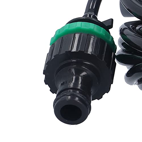 Ubersweet® Spray Cooling System, PVC+ABS 4/7 Irrigation Hose with 20 Misting Nozzles for Gardens for Greenhouses for Lawns for Agriculture