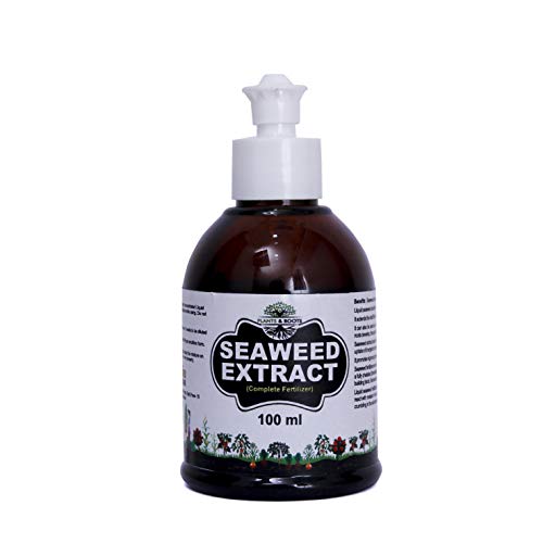 Plants & Roots Seaweed Extract Liquid/Seaweed Fertilizer/Seaweed Organic Fertilizer for All Indoor and Outdoor Plants -with Easy squezze Bottle (100 ml)
