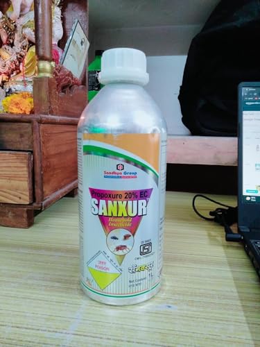 जेनेरिक 20% EC Propoxure कीटकनाशक - 1Ltr | शक्तिशाली कीटकनाशक द्रव | मजबूत घरगुती कीटक नियंत्रण कीटक किलर द्रव | झुरळ कीटक किलर