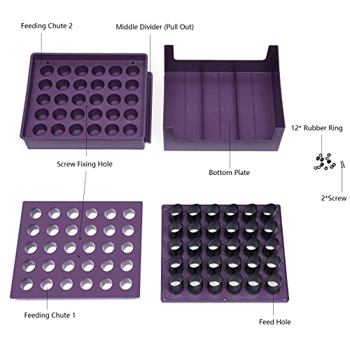 30 Bags Hand Tea Packaging Machine, 7-14g Manual Tea Bag Packing Machine Applicable 30 Holes Tool Tea Seasoning Packaging Tea Dispenser For Small Business Store