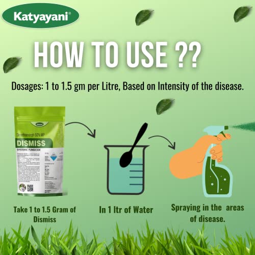 Katyayani Dimethomorph 50% WP Systemic Fungicide for Effective Control of Late Blight Disease (200 Gram)