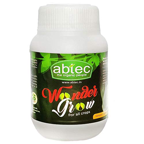 Abtec, The Organic People Wonder Grow Concentration Of A Blend Of Humic Acid Potassium Humate, Fulvic Acid, Amino Acid, Seaweed & Plant Extract, Vitamins, Natural Mineral & Microbial Metabolites 100Ml