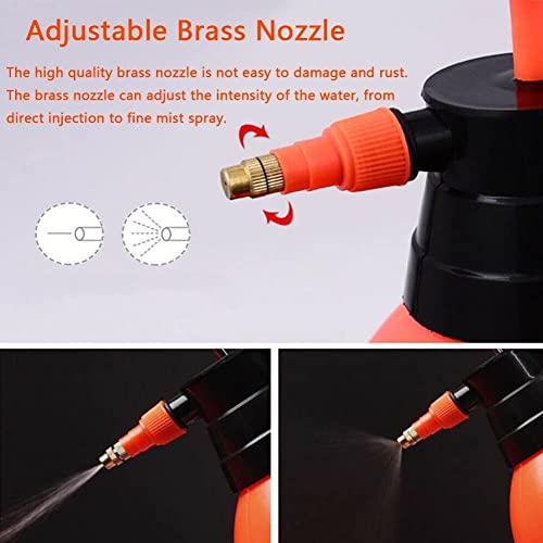 NEOPOL 1 Pc Heavy Duty Garden Pump Pressure Sprayer, Lawn Sprinkler, Water Mister, Spray Bottle for Herbicides, Pesticides, Fertilizers, Plants Flowers (2 L Capacity), Compressor,