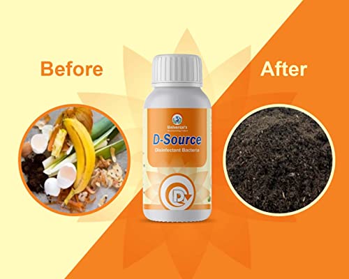Plants & Roots D-Source (De-composting Microbes Bio Fertilizer) Pack of 1 LTR Bottle