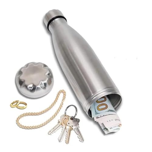 water bottle with hidden compartment
