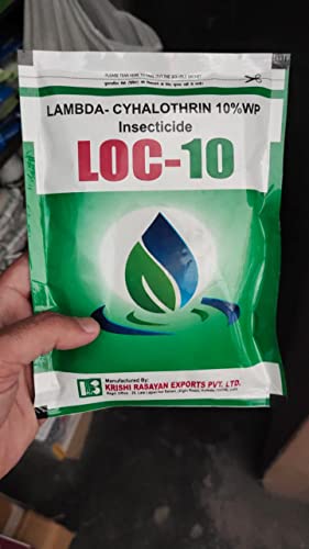 LOC Lambda Cyhalothrin WP Pest Control for Eradication of Mosquitoes and Crawling Insects (75gm)