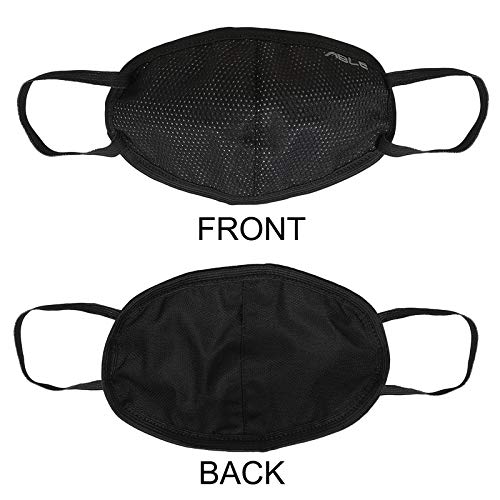 ABLE A95 एंटी बैक्टीरियल एंटी पॉल्यूशन एंटी डस्ट दोबारा इस्तेमाल होने योग्य प्रोटेक्शन मास्क यूनीसेक्स (3 का काला और सफेद पैक)