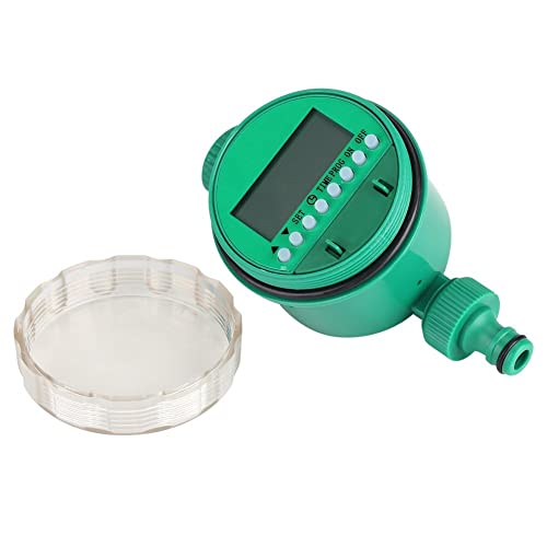 Ubersweet® Automatic Water Timer, 5pcs/Set Watering Irrigation Controller Kit with G3/4 7/11mm Quick Y-Shaped Connector for Landscape Agriculture Garden Orchard