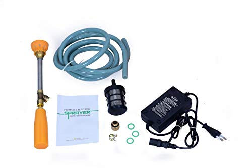 Pad Corp Double Bull Portable Battery Operated Sprayer 12Volt x 12Amp, Super Strong Body Contains One Feet Gun for Washing and Spraying, Great Battery Capacity with 1.7 Amp Fast Charger.