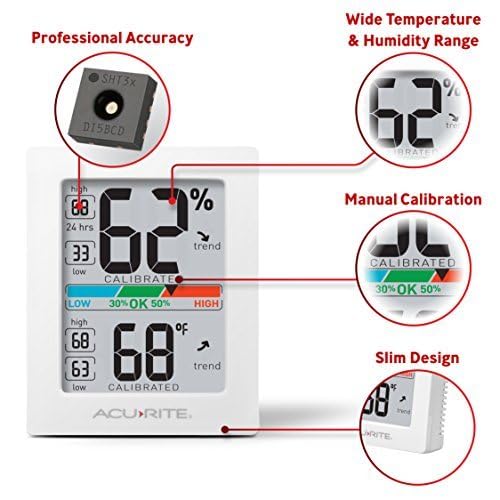 Acu Rite 01083 M Pro Accuracy Temperature & Humidity Monitor