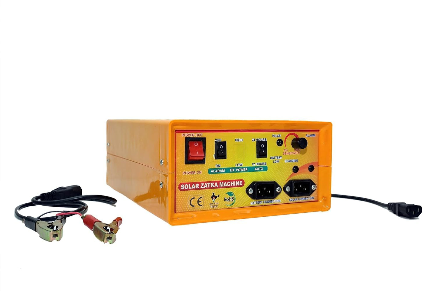 BACKBONE® Zatka Machine Solar Fence Energizer Security Systems for Agricultural Farms India's Farmer No.1 Choice Zatka Machine (Animal Protection System) (50 to 60 Bigha)