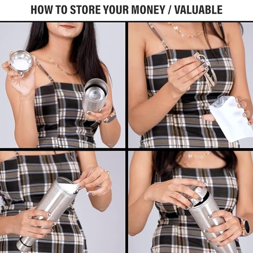 hide valuables in water bottle