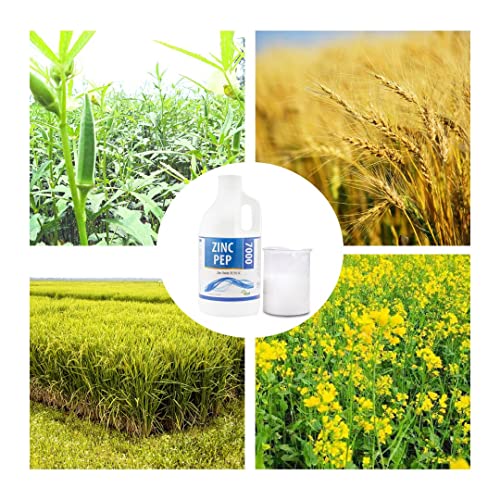 Zinc-Pep 7000 (500ML) | Plant Growth Promoter Liquid Fertilizer | Water Soluble Fertilizer for Plant Growth | Zinc for Plants Growth | Pgr for Plant Growth Regulator | Liquid Plant Fertilizer