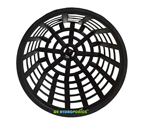 WE Hydroponics 5 inch netpot - Set of 10, Best Suited for Dutch Bucket, Kratky and Plant Nursery
