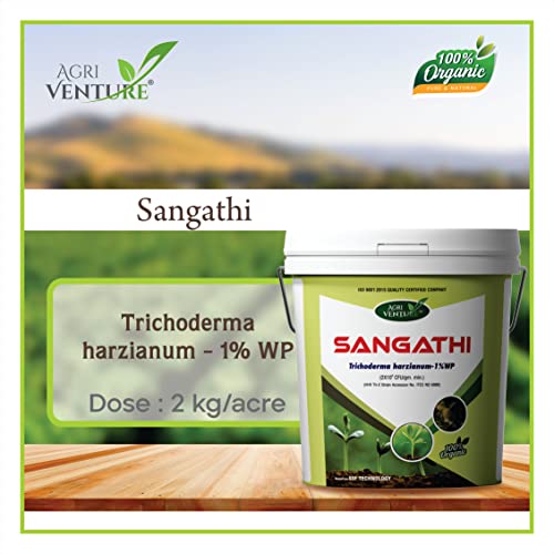 AGRIVENTURE SANGATHI - 2KG (Trichoderma Harizianum 1%) Bactericide, Organic Product BIO FUNGICIDES (2KG X 1)