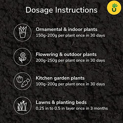 Ugaoo Organic Vermicompost Fertilizer for Plants - 5 Kg