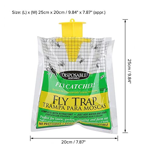 fly catcher bag size