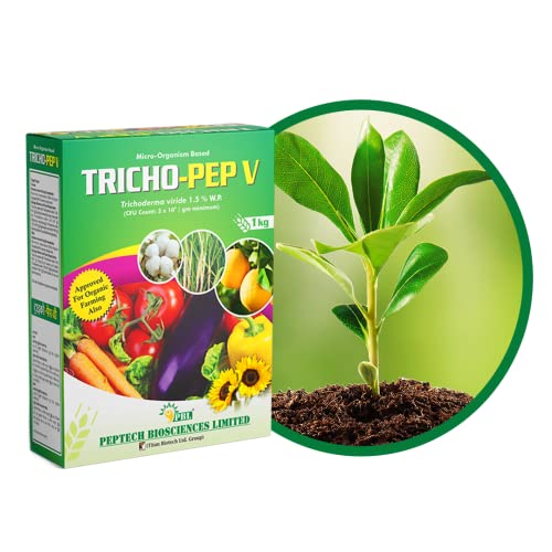 Tricho Pep V (3KG) - (2KG खरेदी करा आणि 1KG मोफत मिळवा) | वनस्पतींसाठी ट्रायकोडर्मा बुरशीनाशक | वनस्पतींसाठी जैव बुरशीनाशक | मातीसाठी जैव कीटकनाशक