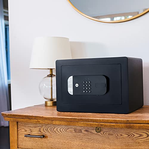 Yale YSS/250/EB1 20.5L Smart Safe Locker | Bluetooth and Wi-Fi Enabled | Comes with Voice Assistance Access-OK Google, Alexa and Apple HomeKit | Yale Access App Compatible with iOS & Android (Black)