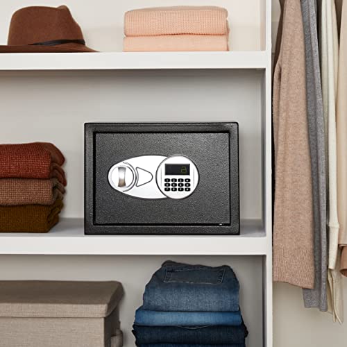 Amazon Basics security safe with programmable electronic keypad, 14L
