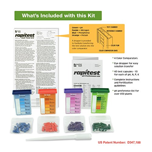 Rapid PH, N-P-K soil test
