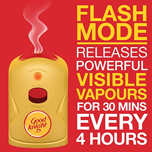 Good knight Gold Flash Liquid Vapourizer | Mosquito Repellent Refill | Lavender Fragrance | Pack of 3 (45ml each)