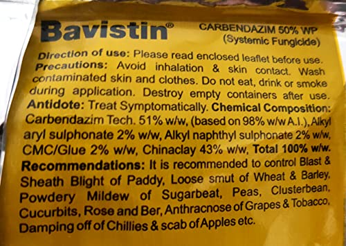 Bavistin Fungicide 100gm + Quick Surfactant 100ml | KUL Combo