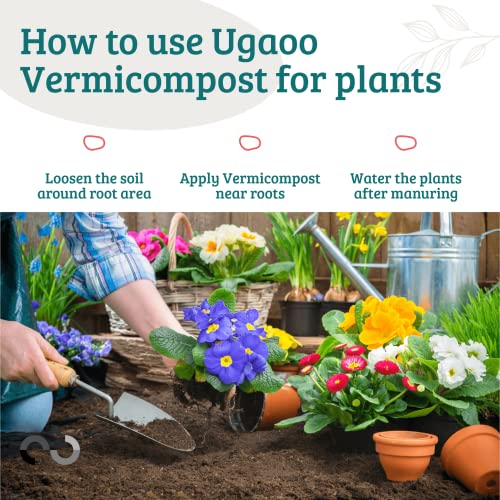 Ugaoo Organic Vermicompost Fertilizer for Plants - 5 Kg