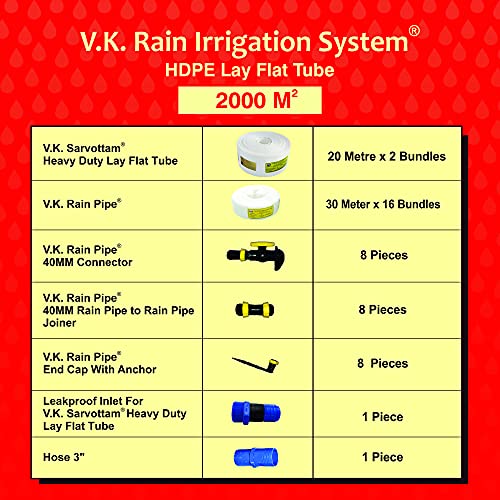 V.K. Sarvottam Rain Pipe Irrigation System