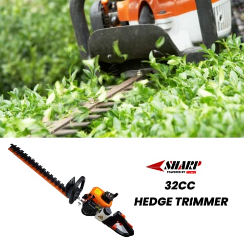 OREZEN Sharp 32CC - 2 Stroke Air Cooled Engine - Portable Crop Harvestor - (Hedge Trimmer)