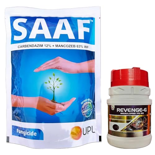 Saaf Fungicide 100gm + Revange-G 30gm Imidaclprid 70% WG Insecticide | KUL Gardening Combo