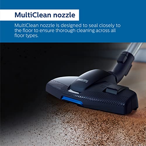 Philips PowerPro FC9352/01-Compact Bagless Vacuum Cleaner for home, 1900Watts for powerful suction, Compact and Lightweight, with PowerCyclone 5 Technology and MultiClean Nozzle for thorough cleaning.