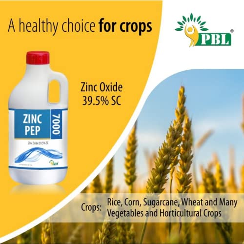 Zinc-Pep 7000 (500ML) | Plant Growth Promoter Liquid Fertilizer | Water Soluble Fertilizer for Plant Growth | Zinc for Plants Growth | Pgr for Plant Growth Regulator | Liquid Plant Fertilizer