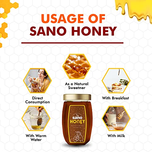 Sano Pure Honey 1 Kg (Pack of 1)