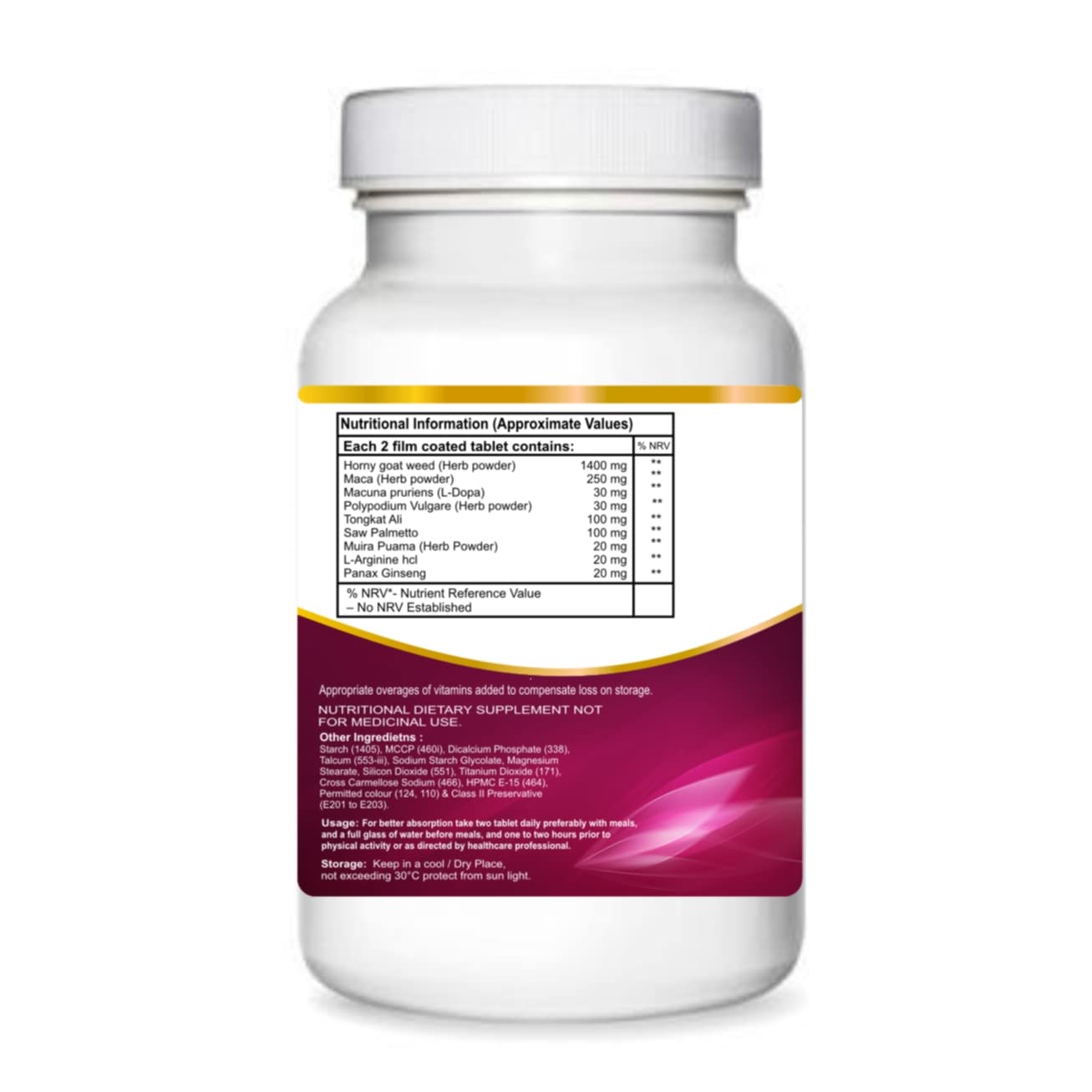 एग्नस न्यूट्रिशन हॉर्नीगोट वीड एक्सट्रेक्ट लिबिडो सपोर्ट पुरुषों और महिलाओं के लिए - 60 गोलियाँ